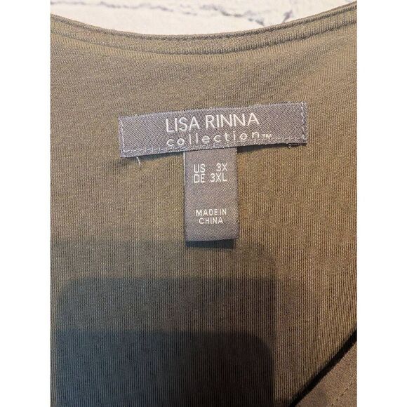 Lisa Rinna Collection flowy chiffon blouse 3x - Picture 3 of 3